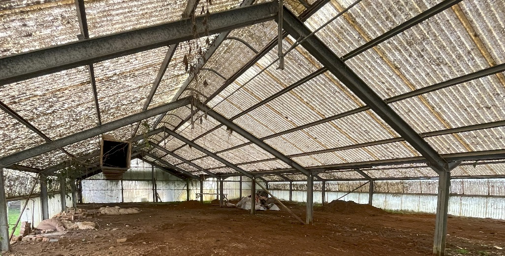 Second hand steel frame shade house for sale